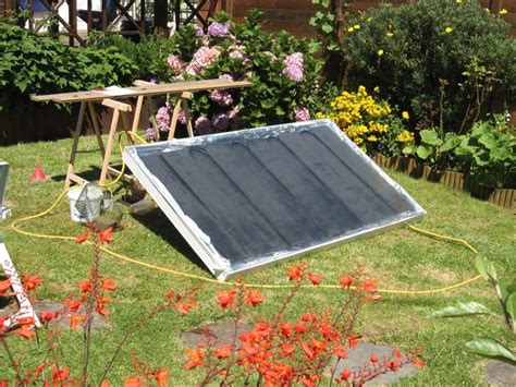 panneau solaire thermique fait maison.